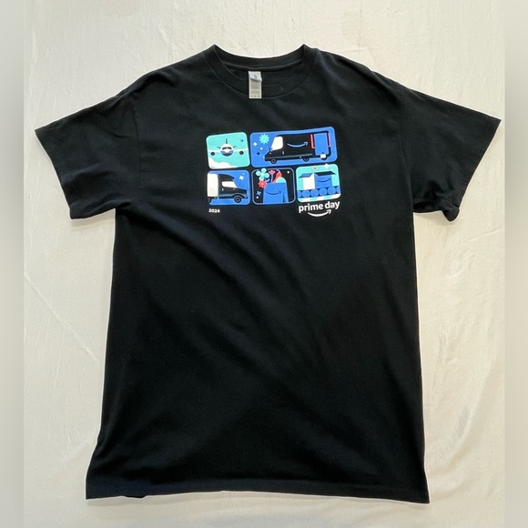 Amazon Prime Day 2024 Black Graphic T-Shirt, Sz MD - Picture 10 of 11